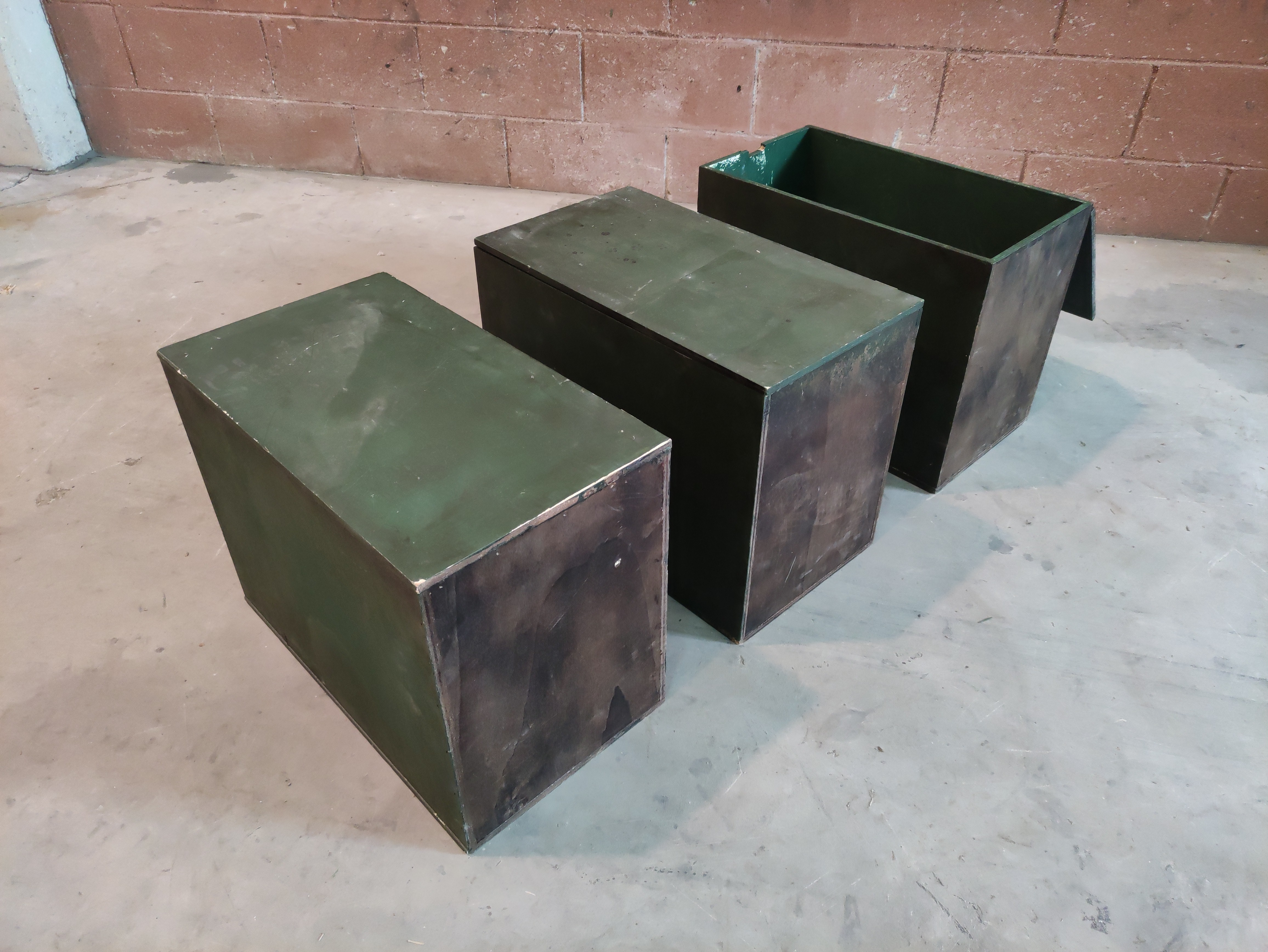 caja cajon estante kiosko madera 38x50x28 3u